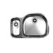 20.75" x 32.5" Double Bowl Undermount Stainless Steel Kitchen Sink