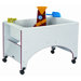 Gray Laminate Space Saver Sensory Table