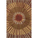 Cinzia Brown Abstract Rug