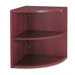 10500 Series End Cap Bookshelf, 2 Shelves, 24w x 24d x 29-1/2h, Mahogany