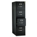 310 Series Four-Drawer, Full-Suspension File, Letter, 26-1/2d, Black