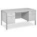 Double Pedestal Credenza with 0.75 Extension Box Drawers