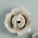 Rose 2 Petals Wall Brooch Wall D&eacute;cor in White