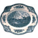 Old Britain Castles Blue Oval Platter