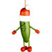 Pickle Santa Ornament