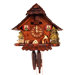 Cuckoo Clock with Woodchopper and Gongs