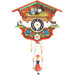 Clock with Swinging Teeter Totter Girl