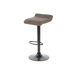 Marni Air Lift Stool with Micro Fiber Seat Top in Black Stain