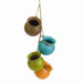 Colorful Dangling Santa Fe Pots