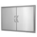 Double Access Door with Paper Towel Dispenser