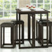 Baxton Studio Leeds 5 Piece Dining Set