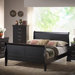 Baxton Studio Harrell Sleigh Bed