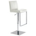 Matteo Adjustable Bar Stool in White