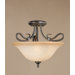 Covey 3 Light Semi Flush Mount