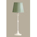 9.75" x 6.25" Harriet Table Lamp with Charlotte Shade in Antique White