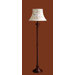 Somerset Floor Lamp with Tia Shade in Brown