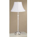 State Street Adjustable Table Lamp with Calais Shade in Shiny Silver