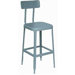 Stool with Mid Back Support and Footrest
