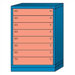 Counter High Standard Cabinet with 8 Drawers: 30" W x 28 1/4" D x 44 1/4" H