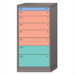Eye-Level High Standard Cabinet with 8 Drawers: 30" W x 28 1/4" D x 59 1/4" H