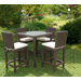 Atlantic 5 Piece Bar Height Dining Set