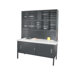 50 Adjustable Slot Literature Organizer with Riser and Cabinet