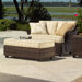 Sonoma Half Ottoman with Cushion