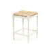 24" Hawthorne Counter Stool with Rush Seat in Antique White