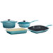 Expanded Enameled Cast Iron 6-Piece Cookware Set
