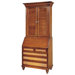 Bahama Breeze Secretary Desk with Laptop Pigeonholes and Hutch