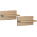 Infini-T Wall Shelf in Biscotti (Set of 2)