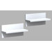 Liber-T Wall Shelf in White (Set of 2)