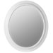 ZPS1041Chelsea Oval Mirror in Chespeake White Finish