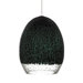 Silver Glaze 1 Light Monopoint Pendant