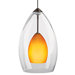 Inner Fire 1 Light Two-Circuit Monorail Pendant