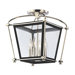 Hollis 4 Light Semi Flush Mount