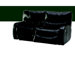 Nuzzle Leather Reclining Loveseat