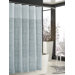 Bedminister Scroll Shower Curtain in Surf Spray