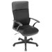 Imperial High-Back Leather and Fabric Swivel Office Chair