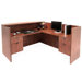 71" x 82" Double Pedestal Reception Station