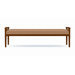 Amherst Three Seat Bench with Open Arm