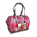 Precious Tote-o-Pet Carrier in Burgundy Flower Brocade