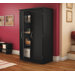 Morgan Collection Storage Cabinet in Pure Black