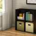Stor It Four Cubby Storage Unit in Chocolate