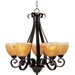 Barcelona 5 Light Up Chandelier