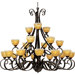 Barcelona 21 Light Chandelier