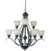 Linda 9 Light Chandelier