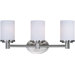 Cylinder Three Light Bath Vanity