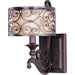 Mondrian One Light Wall Sconce in Umber Bronze