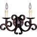 Verona Candle Wall Sconce in Oil Rubbed Bronze